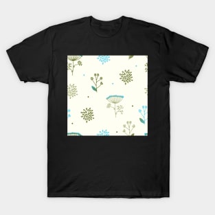 Elegance Seamless pattern with flowers T-Shirt